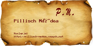 Pillisch Médea névjegykártya